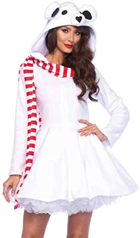 Cozy Polar Bear Costume Bundle with Rave Shorts
