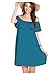 My Space Clothing Women's Off Shoulder Soft Jersey Dress w/Pocket-Made in USA