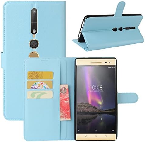 Yaheeda Lenovo Phab 2 Pro Case, Premium PU Leather Wallet Flip Phone Protective Case Cover with Card Slots and Magnetic Closure for Lenovo Phab 2 Pro Smartphone