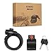 ENKEEO Bike Locks 5.8 Feet x 1/2 Inch - Portable Self Coiling Bicycle Cable Lock with Keys and Mounting Bracket for Outdoor Cycling Bicycle Security