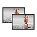 Frametory, 13x19 Picture Frame Black Gallery Wall Art Photo Frame with Plexiglass, Vertical or Horizontal (2-Pack)