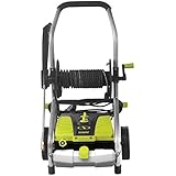 Sun Joe SPX4001 2030 PSI 1.76 GPM 14.5 Amp Electric Pressure Washer w/ Pressure Select Technology & Hose Reel