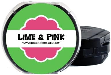 PSA Essentials 2-Color Ink Pad, Lime/Grapefruit