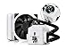 DEEPCOOL Gamer Storm CAPTAIN 120EX WHITE CPU Liquid Cooler AIO Water Cooling Ceramic Bearing Pump Visual Liquid Flow with 120mm PWM Fan Support LGA 2011-v3 and AM4 Compatible