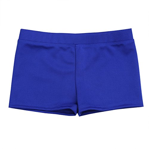 iEFiEL Kids Girls Ballet Dance Booty Shorts Sports Gym Workout Yoga Cycling Running Activewear Shorts Blue 8 - Thumbnail 6