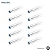 Philips 472910 LED Instantfit 4-Foot T8 Tube Light Bulb 2100-Lumen, 5000-Kelvin, 17 (32-Watt Equivalent), Medium Bi-Pin G13 Base, 10-Pack, Daylight (5000K)