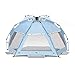 Easthills Outdoors Coastview Easy Setup Beach Tent UPF 50+ Double Silver Coating Extra Large Sun Shelter - Extended Zippered Porch Included