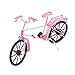 uxcell® Handmade Wire Bicycle Cycling Bike Model Decoration Pink