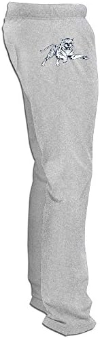 Jackson State Tigers Logo Men's Sweatpants Ash