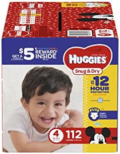 huggies snug and dry size 4