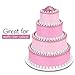 Round Cake Boards By Pro Dispose – Set Of 24 White Cake Circles – 6 Of Each Size Cake Rounds (6, 8, 10, and 12 Inches) – Ideal For Cake Decorating & Multi-Tier Stacked Cakes (White)