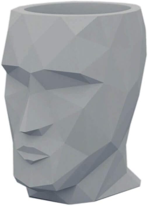 Vondom Adan vase h.70 cm grey aluminum