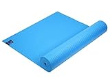 Youphoria Yoga 1/4-Inch Eco Friendly Memory Foam Yoga Mat with Strap, Blue