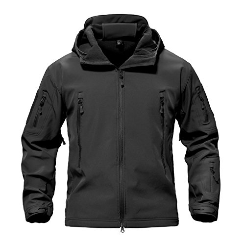 MAGCOMSEN Herren Taktische Softshell Jacke Combat Fleecejacke Männer Military BDU Jacke Airsoft Paintball Jacke…