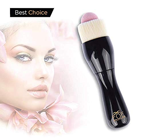 Retractable Makeup Brush, sponge will retract [by EOE] ALL in ONE great for Travel. For Liquid Foundation and Powder Foundation or blush. Great Cosmetic tool for face, Small compactl. - Thumbnail 6