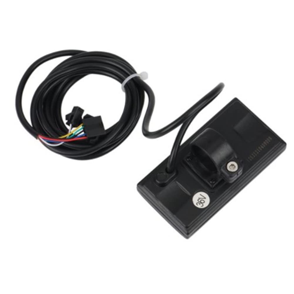 Micvtve 1 Pcs S861 LCD Display Electric Bicycle Meter with SM Plug for Electric Bike BLDC Controller Control Panel Black 24V-36V