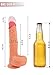 Thrusting Rotating Dildo Sex Toy for Women with 10 Vibration Modes 6 Thrusting & Rotating Actions for G Spot Clitoral Anal Stimulation, PALOQUETH Realistic Cock Vibrator Thruster,Strong Suction Cup