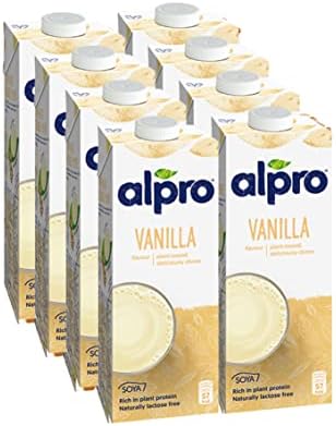 Alpro Vanilla Flavored Soy Drink 8x1L. Package may vary price in Saudi ...