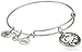 Alex and Ani Cancer II Expandable Rafaelian Silver-Tone Wire Bangle Bracelet, 7.25
