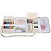 Teamoy Crochet Hook Case, Roll Bag Holder Organizer for Various Crochet Needles and Knitting Accessories, Plum Flowers