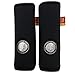GiGi Memory Foam Auto Car Seat Belt Cover Shoulder Pad Cushion One Pair (Black)