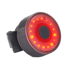 Bicycle Lights USB Rechargeable Bike Lights – Rear Cycle Lights 3 Modes, Waterproof Taillights for Cycling Helmet Safety…