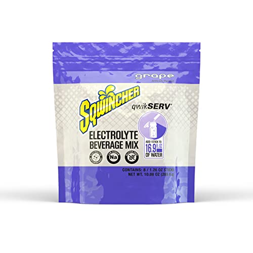 Sqwincher QwikServ, Grape, 1.26 0z (Pack of 16)