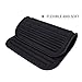Smithcraft Silicone Trivets Mats for Hot Dishes and Hot Pots, Hot Pads for Countertops, Tables, Pot Holders, Spoon Rest Small Drying Mats Set of 2 Color Black
