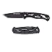 KingCamp Tactical Survival Multifunction Stainless Steel Folding Knife Liner Lock, Hollowing-Out Handle & Belt Clip for Outdoor Camping, Emergency