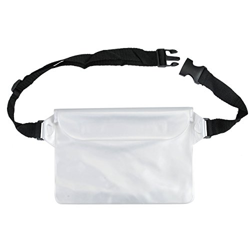 Faleto 4-Packs Waterproof Fanny Pack Phone Pouch Bag Underwater Floatable Case for Beach, Swimming, Fishing,Boating, Diving,Kayaking, Hiking
