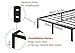45MinST 14 Inch Platform Bed Frame/Easy Assembly Mattress Foundation / 3000lbs Heavy Duty Steel Slat/Noise Free/No Box Spring Needed, Twin/Full/Queen/King/Cal King(Cal King)