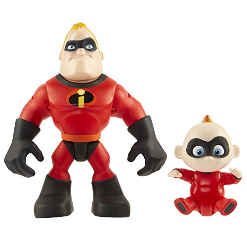 The Incredibles 2 Mr. Incredible & Jack-Jack Junior Supers Action Figure 2-Pack, Approximately 3