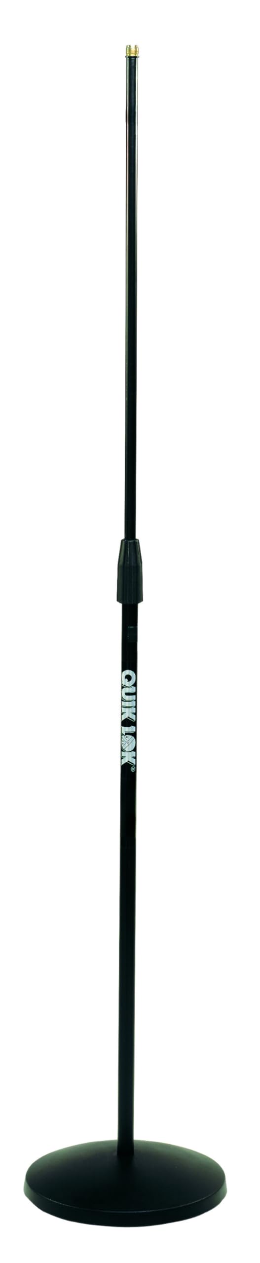 Quik Lok A/399 BK EU EU Thread Microlite Straight Round Base Microphone Stand - Black