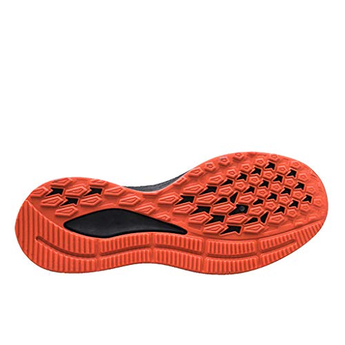 DondPO Mens Athletic Breathable Sneakers Fashion Running Shoes Light Tennis Zapatos Footwear for Men Walking Workout Orange