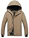Wantdo Men's Snowboarding Jackets Warm Winter Jacket Waterproof Ski Coat Hooded Windproof Parka