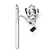 HDE Mini Collapsible Aluminum Pocket Pen Style Fishing Combo Rod Bait Cast Spinning Reel