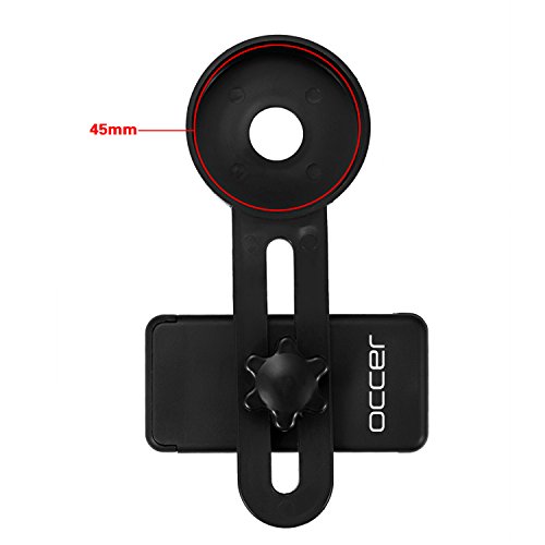 image for Occer Universal Telescope Monocular Smartphone Adapter Clip 45mm Diame
