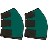 HILASON Neoprene Hock Sweat Boots Horse Size Strengthens Protects Turquoise Pair