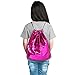 Play Tailor Sequin Drawstring Bag Flip Sequins Backpack Outdoor Sports Bag Dance Bag