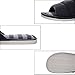 cozy mens home slippers, memory foam casual indoor outdoor shoes with open-toe,Memorygou Gray 9-10