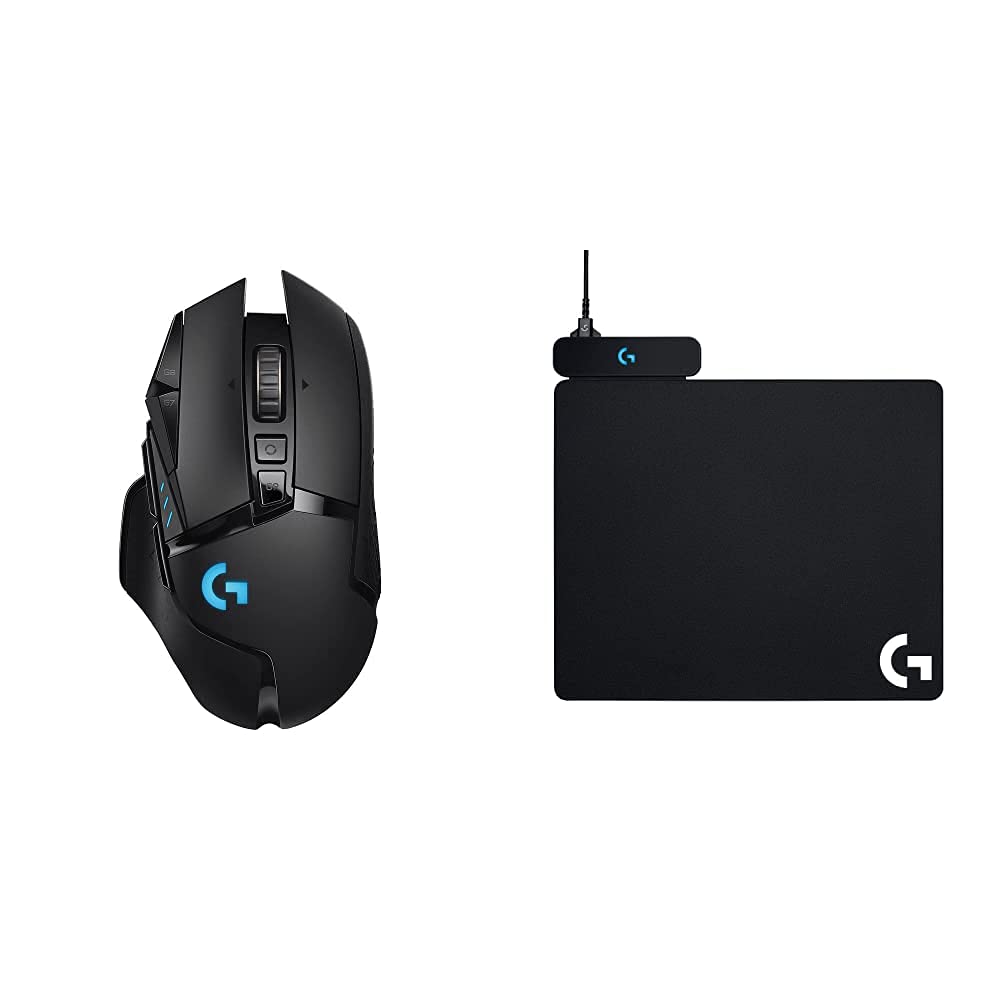 Logitech-G502-LIGHTSPEED-Raton-Gaming-Inalambrico-Logitech-G-POWERPLAY-Alfombrilla-de-Carga-Inalambrica
