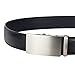 QISHI YUHUA Men's Solid Buckle Automatic Ratchet Leather Belt Buckle,kt311