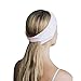 Kitsch Spa Headbands for Women- Makeup Headband, Headband for Washing Face and Facial Headband with Ponytail, Skincare Headband, Hair Band (Blush)
