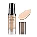 Pro Full Cover Liquid Concealer, Waterproof Smooth Matte Flawless Finish Creamy Concealer Foundation Corrector for Eye Dark Circles Spots Face Concealer Makeup Base, 6ml/0.20Fl Oz