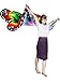 Halloween Fabric Butterfly Shawl Fairy Ladies Cloak with Headband or Mask (Color A, Adult A)