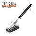PAPAYAY BBQ Grill Brush, 18 Inches Best 360° Barbecue Grill Cleaner - 3 Stainless Steel Brushes in 1 -Perfect for Char-Broil, Weber, Porcelain and Infrared Grills + Free Basting & Pastry Brush