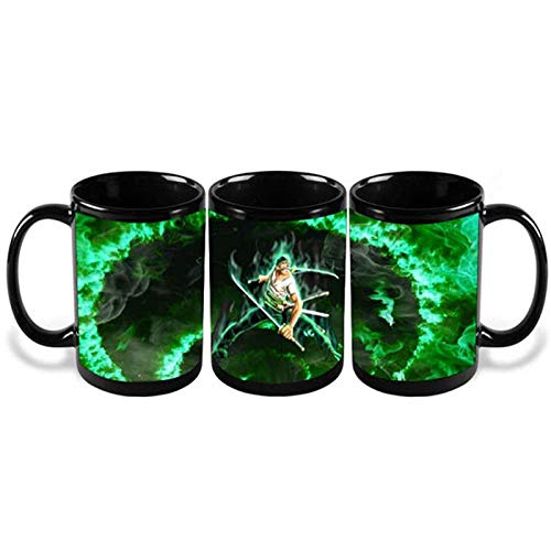 Reactive Colour Changeセラミックコーヒーマグカップ One B07b4psfsk Pieceアニメルフィゾロheat マグシェラカップ でおすすめアイテム