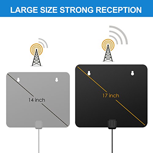 TV-Antenna-For-Digital-TV-Indoor-HDTV-Antenna-50-85-Miles-Digital-Antenna-10Ft-Coax-Cable-With-Detachable-Amplifier-Indoor-TV-Antenna-Black-Upgrated-Version-For-More-Stable-Reception