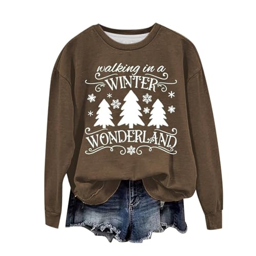 Plus Size Funny Christmas Shirts for Women Long