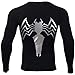 Spider Compression Shirt 3D Print T-Shirt Men Gym Tight Tops Black